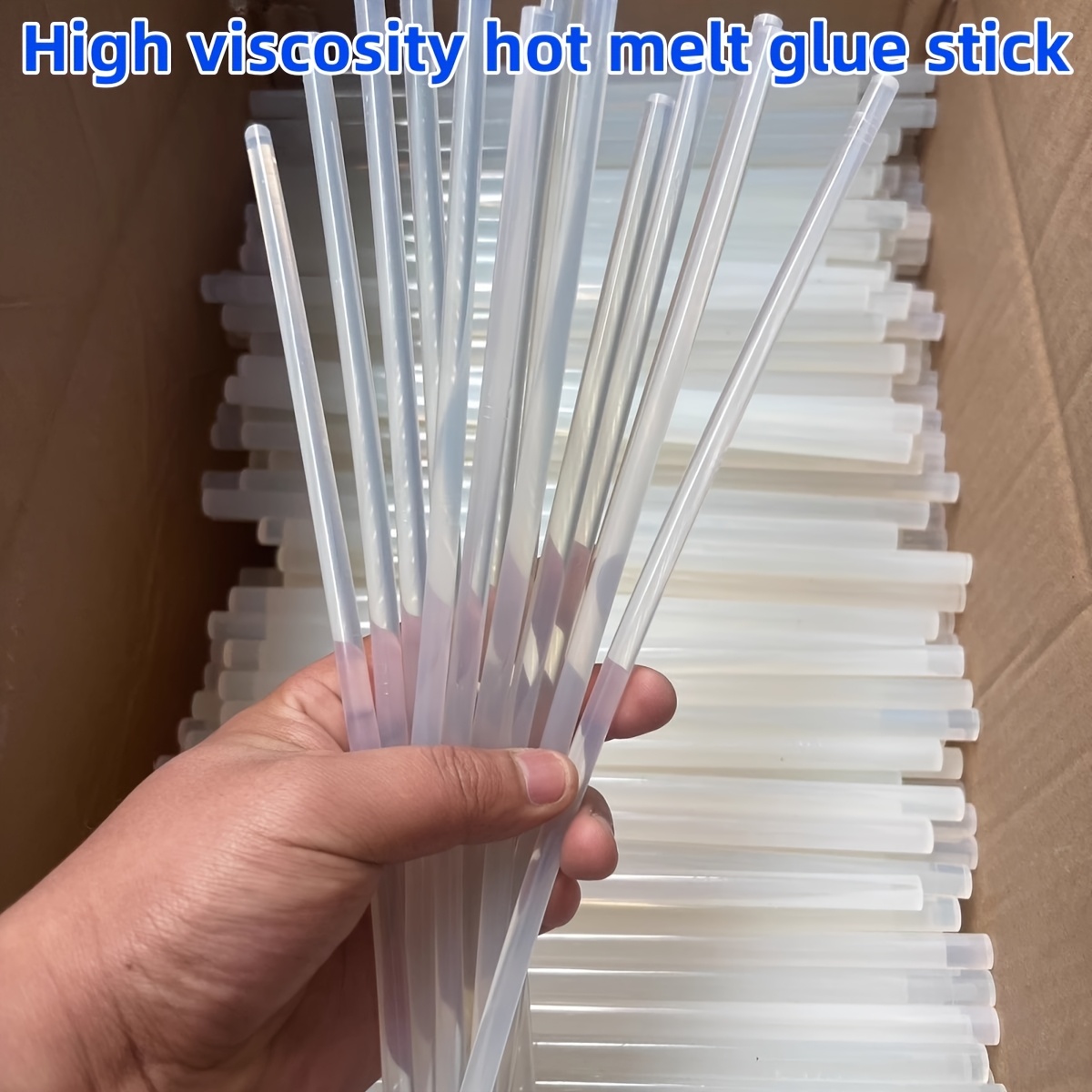 

30-pack High Glue Sticks, 0.27 X 7.87 Inches, Ultra Clear, Smooth Flow, Smokeless, , Non-toxic, Compatible With Most Glue , Multipurpose Adhesive For Art, Crafts, Diy Projects