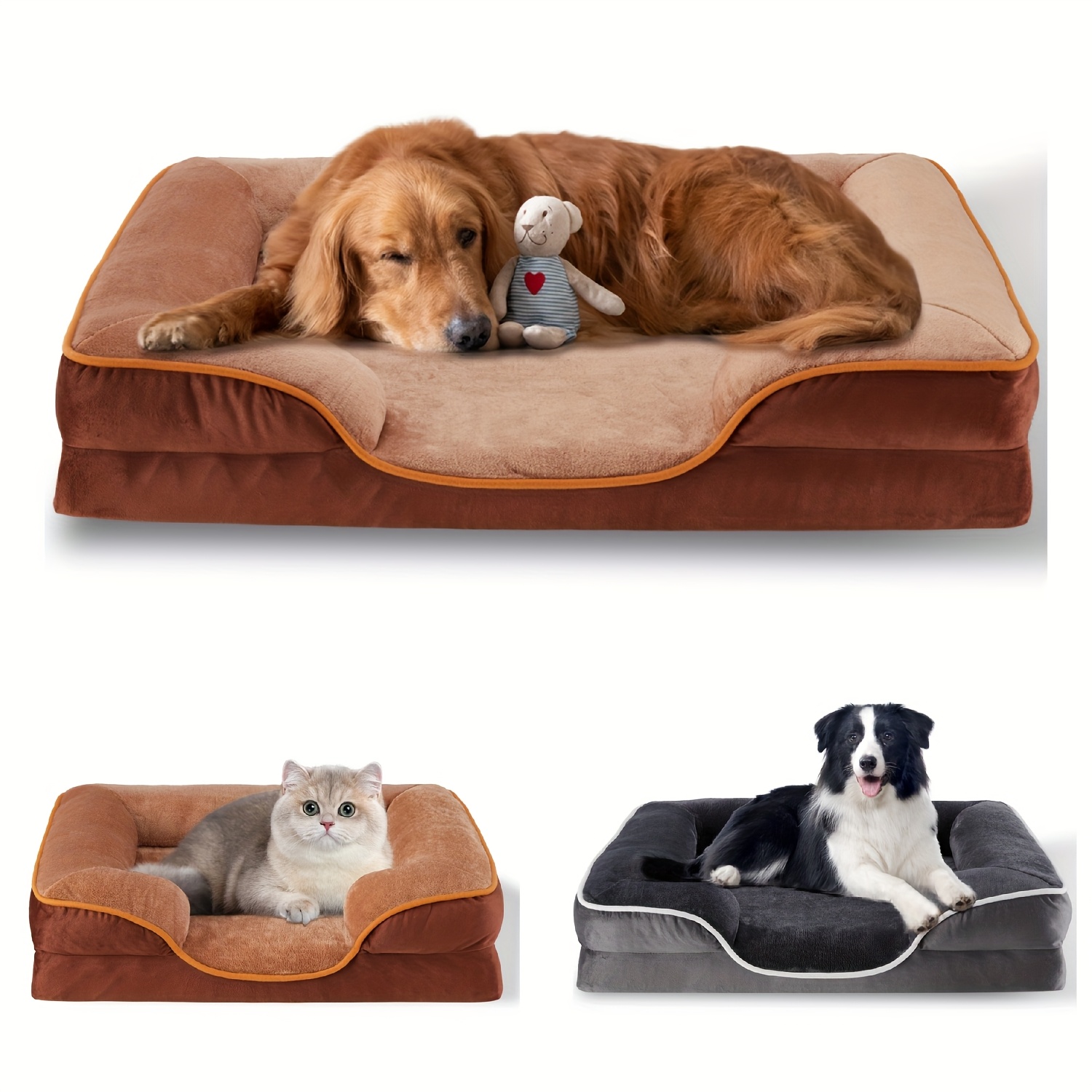 

Fluffydream Orthopedic Foam Dog Bed - Egg- For Small To Breeds, Included