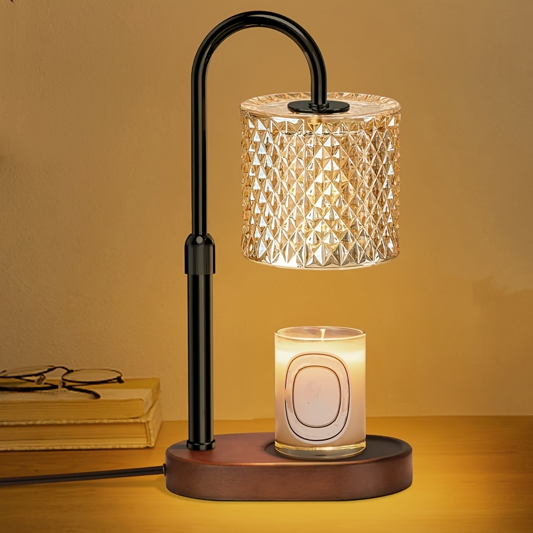 Candle Warmer Lamp - Adjustable Height Dimmable With Timer For Large Jar Candles