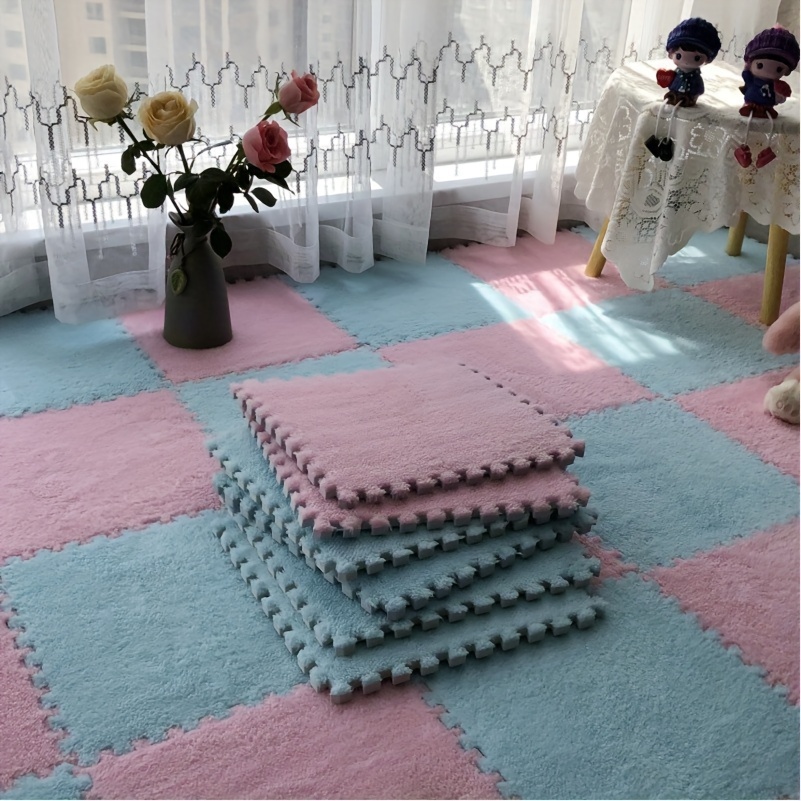 TEMU 40pcs Jigsaw Puzzle Mat For Bedroom