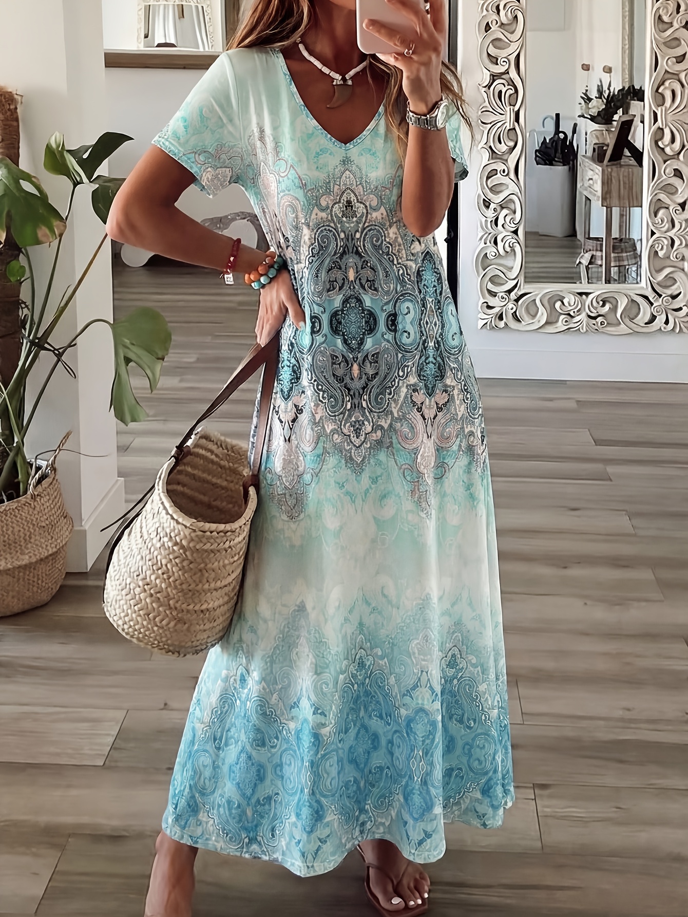 summer dresses for mature women sold on Temu Philippines