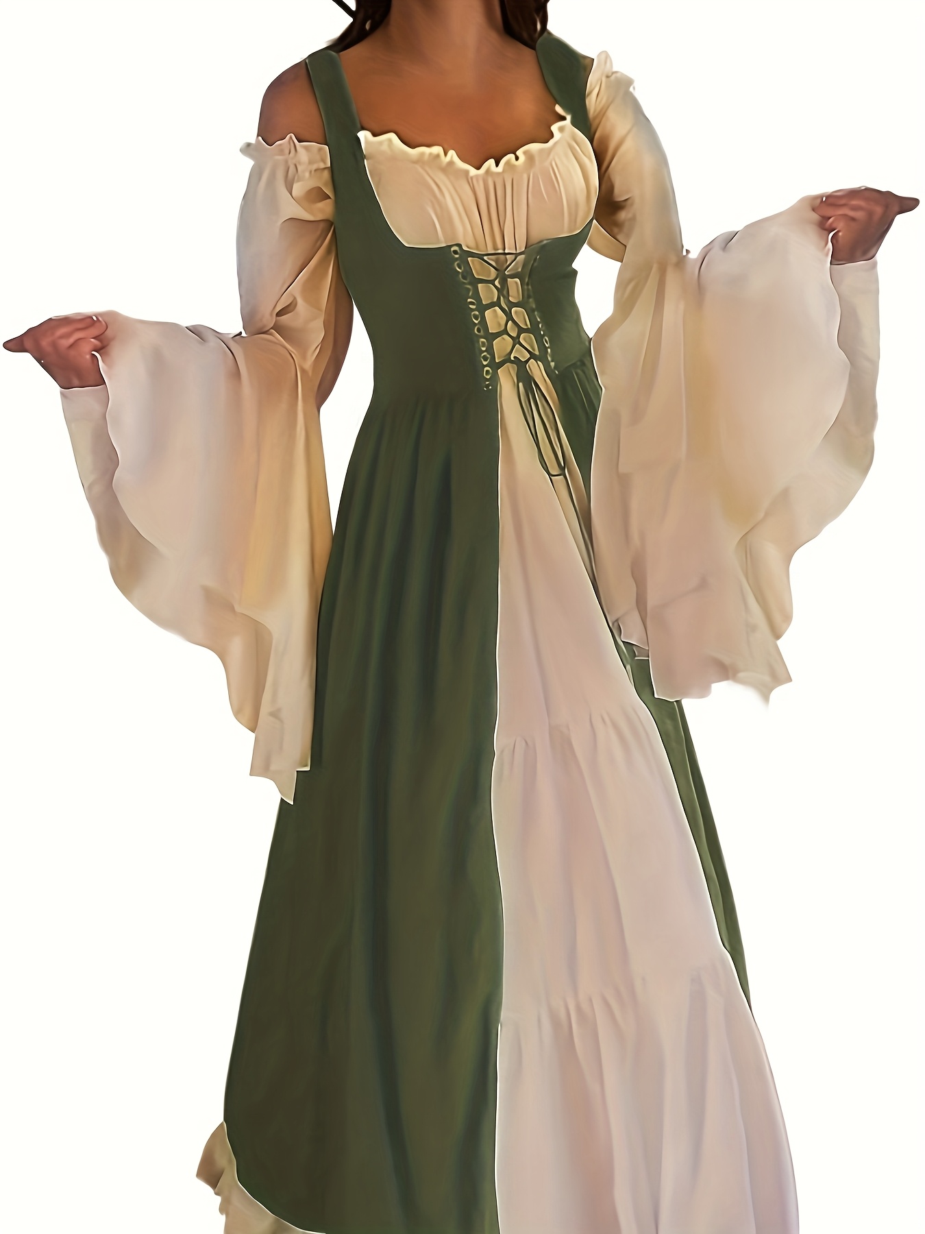 womens medieval renaissance costume role playing dress temu - Temu