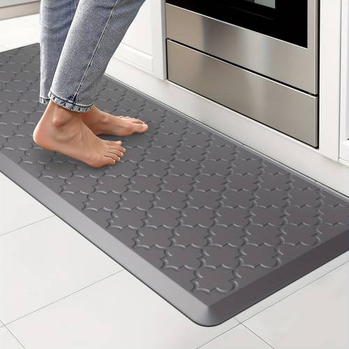 kitchen mat anti fatigue mats for kitchen floor non slip cushioned rugs for standing kitchen floor office sink laundry room black grey brown
