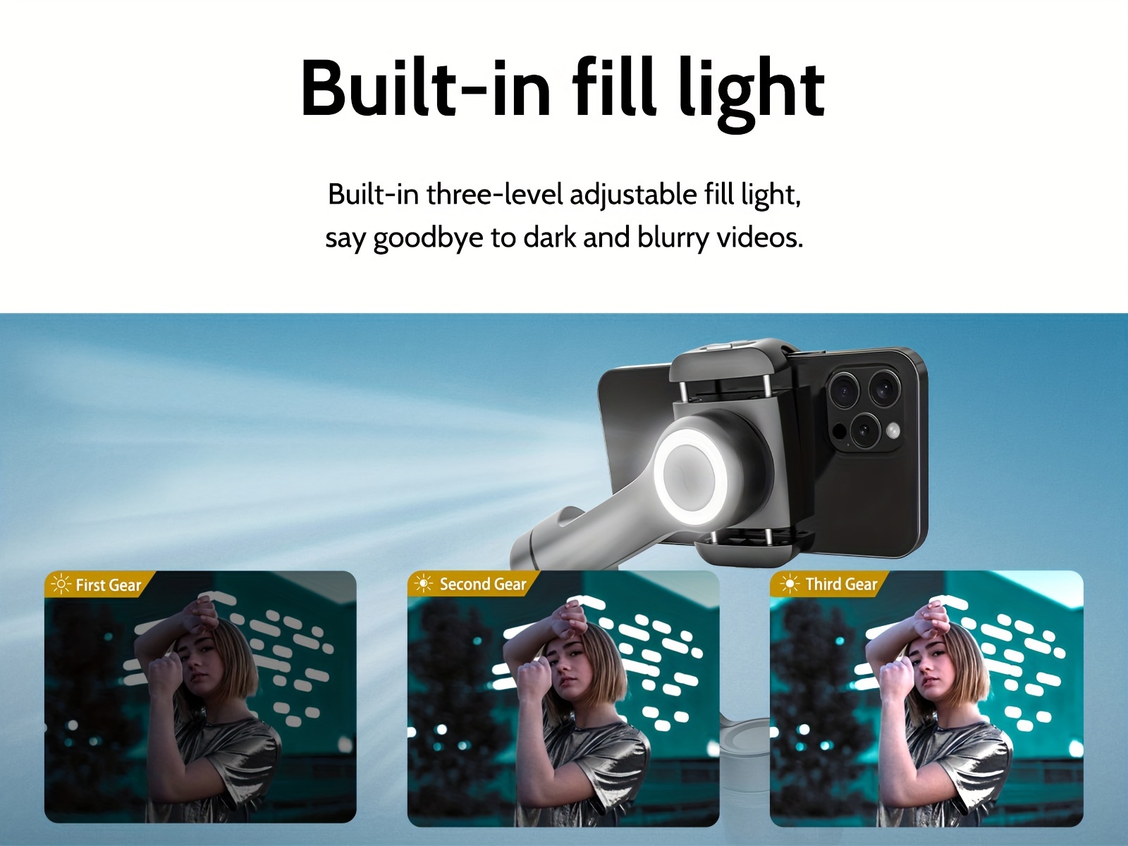 best Gimbal Stabilizer with Build-in Magnetic Fill Light AOCHUAN M2Pro Selfie Stick Tripod Mobile Phone Handheld Telescopic Gimbal Floor Remote Control Selfie POV Mode Gesture Control Video Anti-shake Outdoor Shooting 160cm AI Follow Face Tracking 14 62inch Gimbal Stabilizer with Build-in Magnetic Fill Light AOCHUAN M2Pro Selfie Stick Tripod Mobile Phone Handheld Telescopic Gimbal Floor Remote Control Selfie POV Mode Gesture Control Video Anti-shake Outdoor Shooting 160cm AI Follow Face Tracking