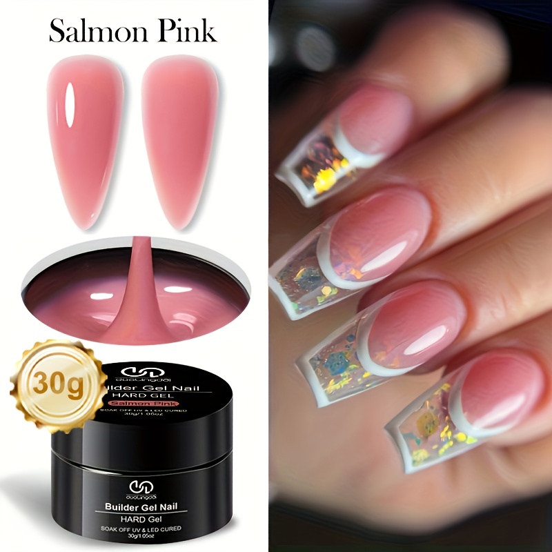 Image of A Professional Nail Salon Starter Kit For Nail Extensions And Nail Art At Home, Featuring 30 Grams Of Hard Gel In 1.05 Ounces