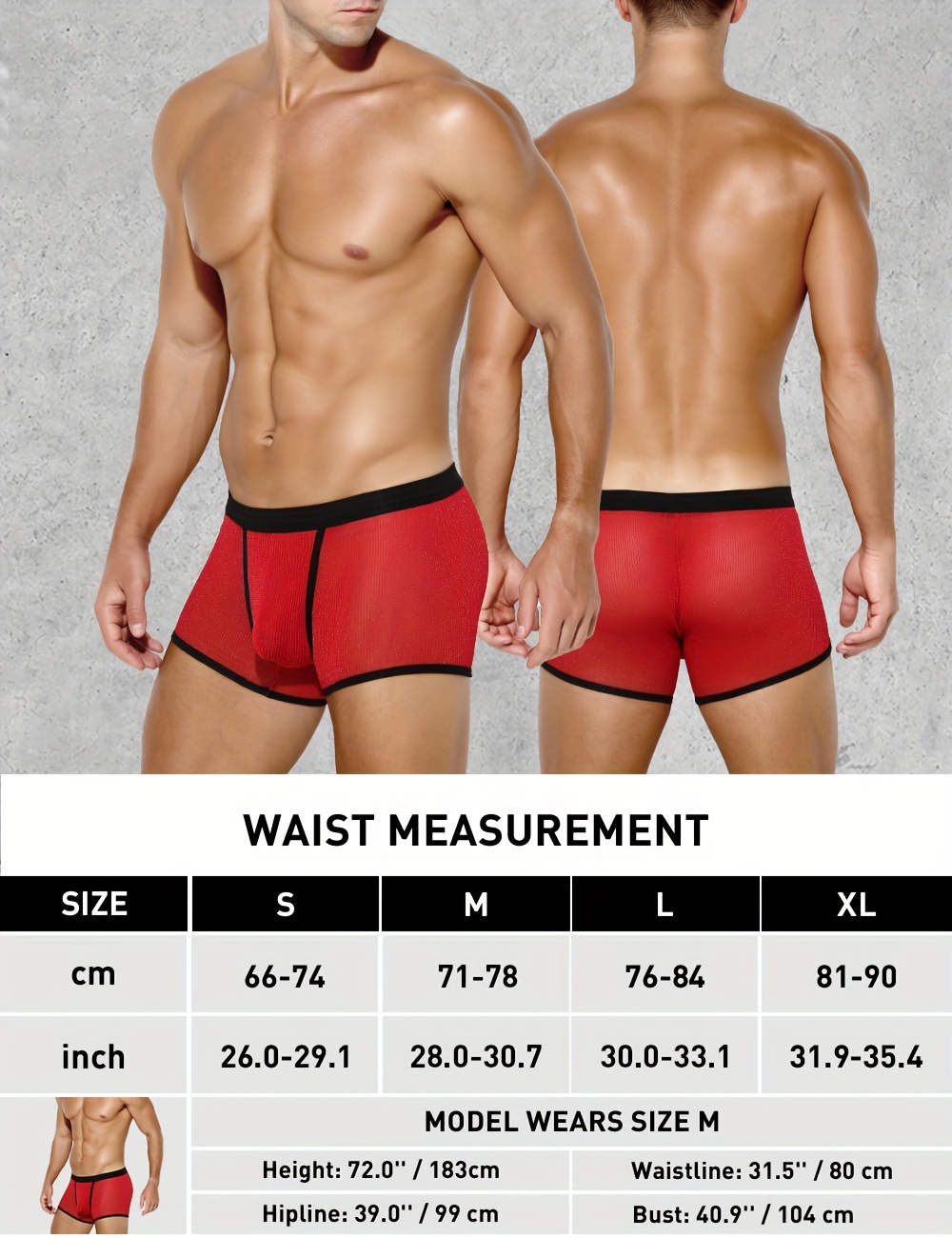 Bóxers Sexis Semi transparentes Hombre Calzoncillos Casuales - Temu