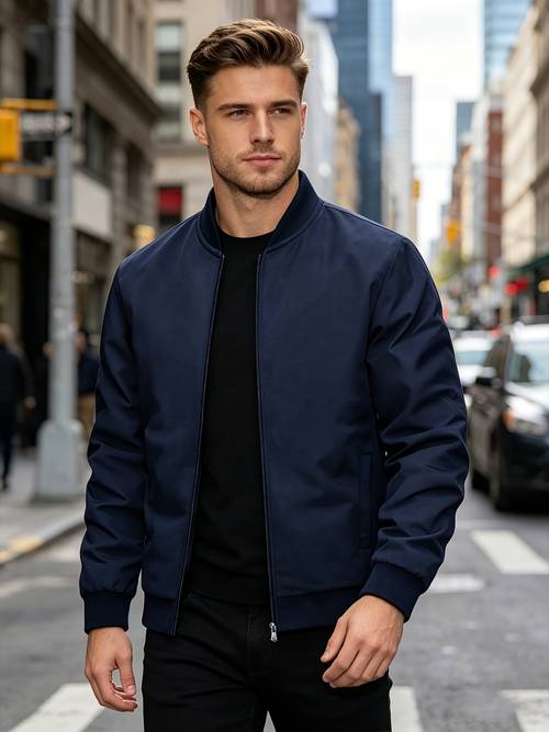 mens fashionable business casual jacket lapel collar with long sleeves solid color lightweight and stylish suitable for spring and autumn for office wear or casual
