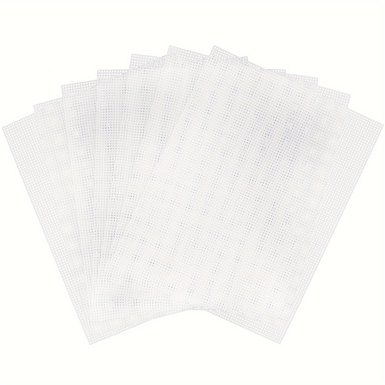 

7sheets Plastic Canvas Sheets, 10.5x13.5 Inches, 7 Count Mesh For Embroidery, Knit, Crochet, Diy Handicraft, Easy-to-cut Dividers, Crafting Essentials