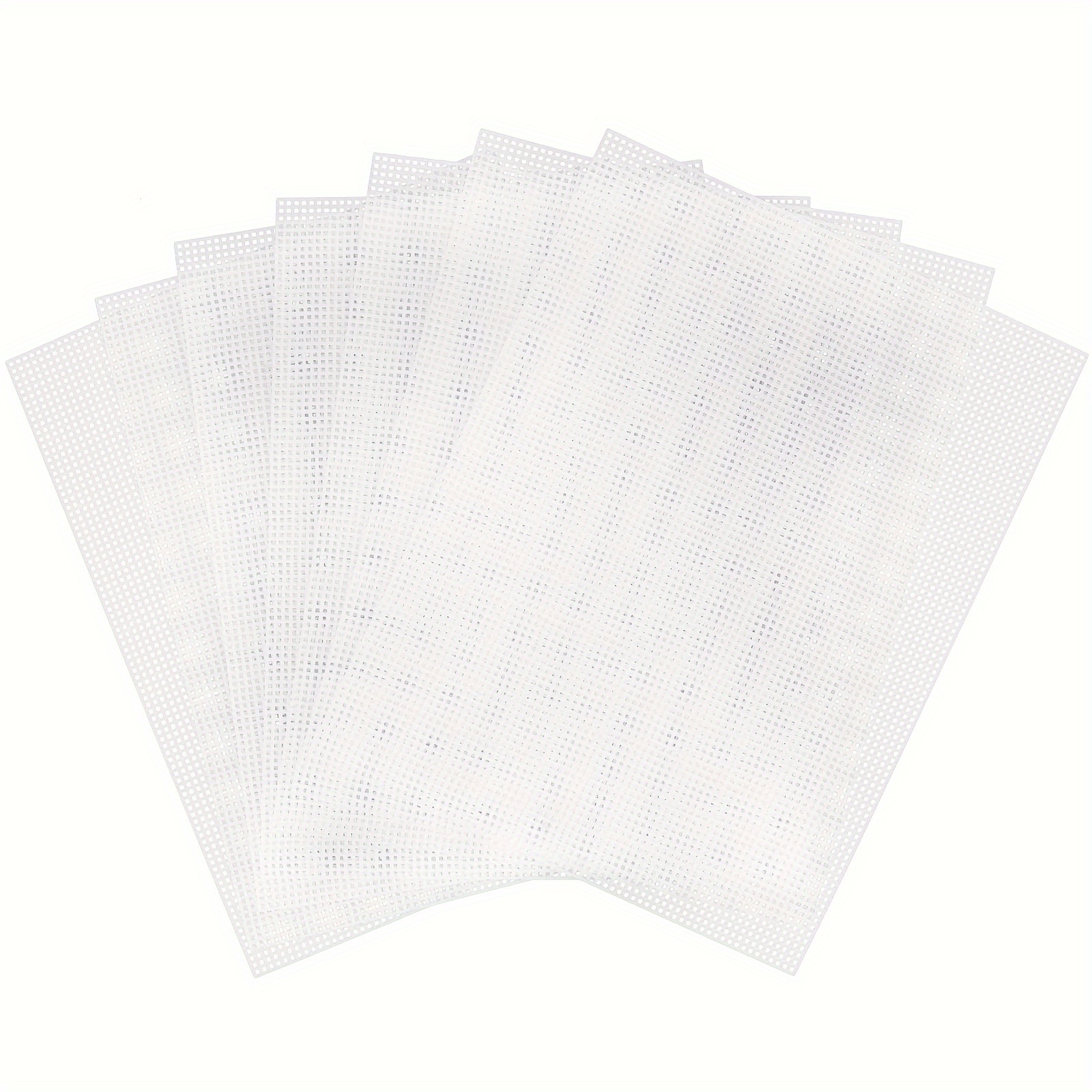 

Lot de 7 feuilles de toile en plastique, 10,5x13,5 pouces, 7 mailles pour broderie, tricot, crochet, loisirs créatifs DIY, séparateurs faciles à couper, essentiels de bricolage