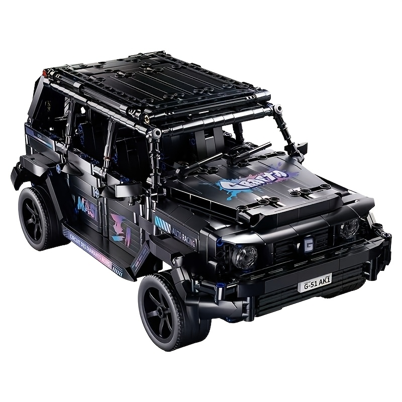 1198pcs High Difficulty Racing Car Building Blocks Kit, Assembly Sports Car Model, Home Bedroom Decoration, Perfect Gift For Birthday, Day, Halloween, Thanksgiving And Christmas