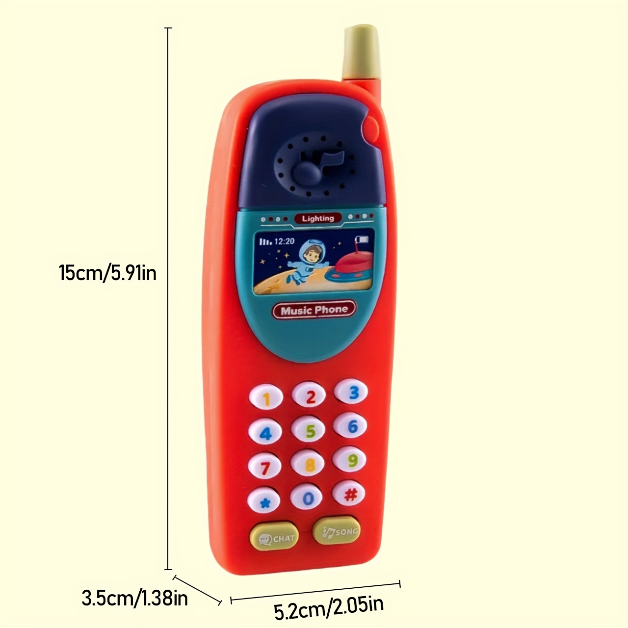 fun cognitive toy kids multifunctional musical telephone - Temu Oman