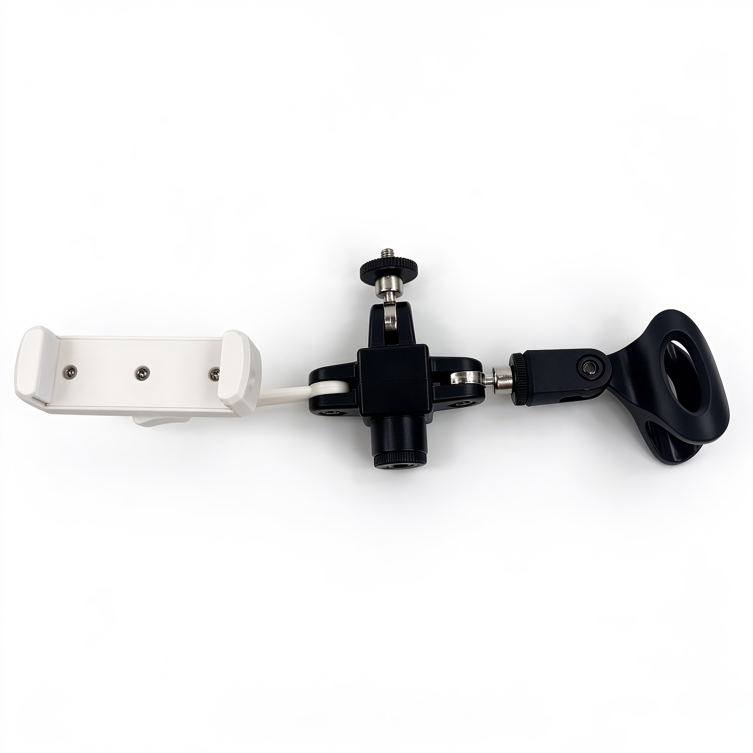 TEMU Micrófono para teléfono de transmisión , soporte todo en uno, ajuste universal de , accesorio de extensión, interfaz de tornillo de , compatible