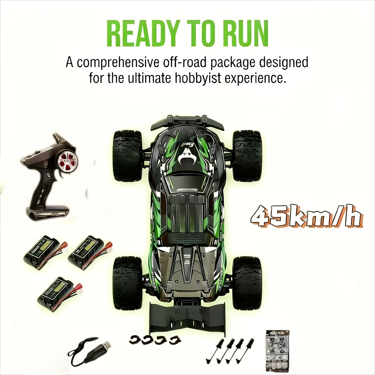 Image of Sg118pro 40 Km/h 1:18 Scale Brushed Motor 4wd Race Car With 3 Batteries Not A Toy; Intended For Professional Drivers Only