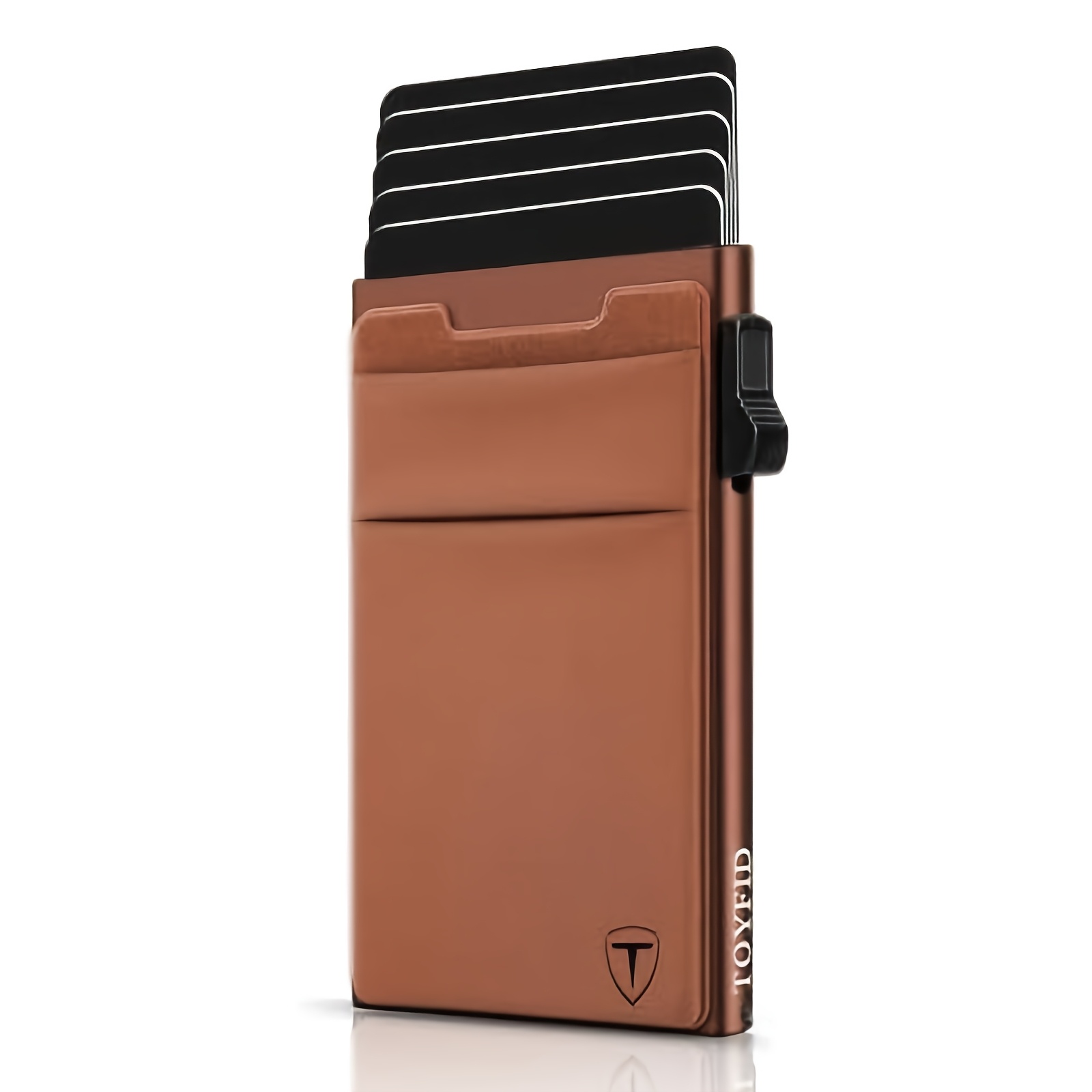 Men's Pop Up Wallet Featuring Easy Card Access, Rfid-blocking Of Storing 6 Credit Cards, Sold Individually