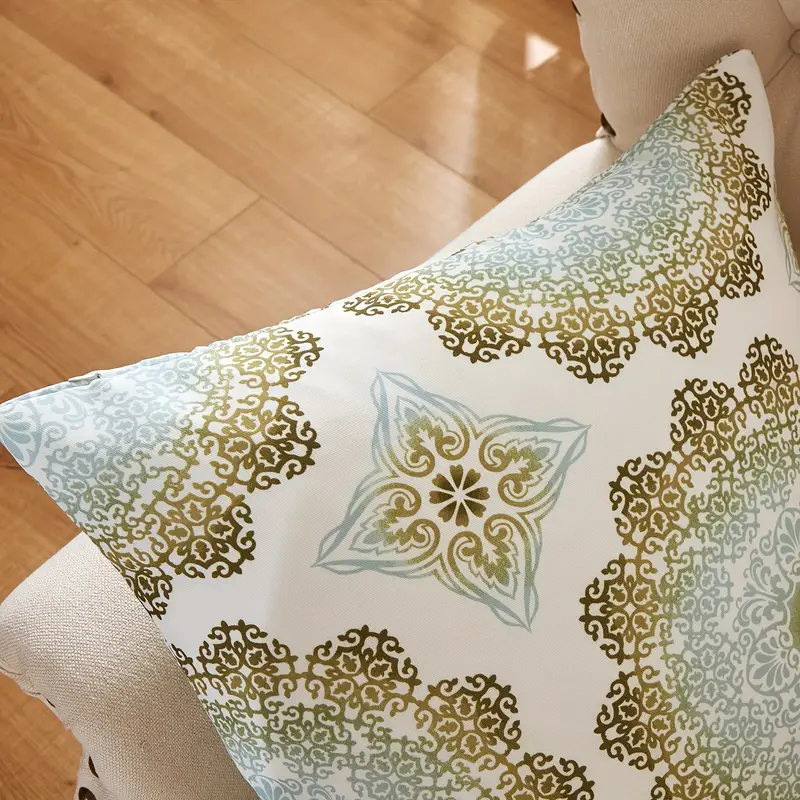 2pcs printed soft decorative throw pillow covers set with double sided no insert stylish cushion cover for sofa couch chair living room bedroom decor Product details 6
