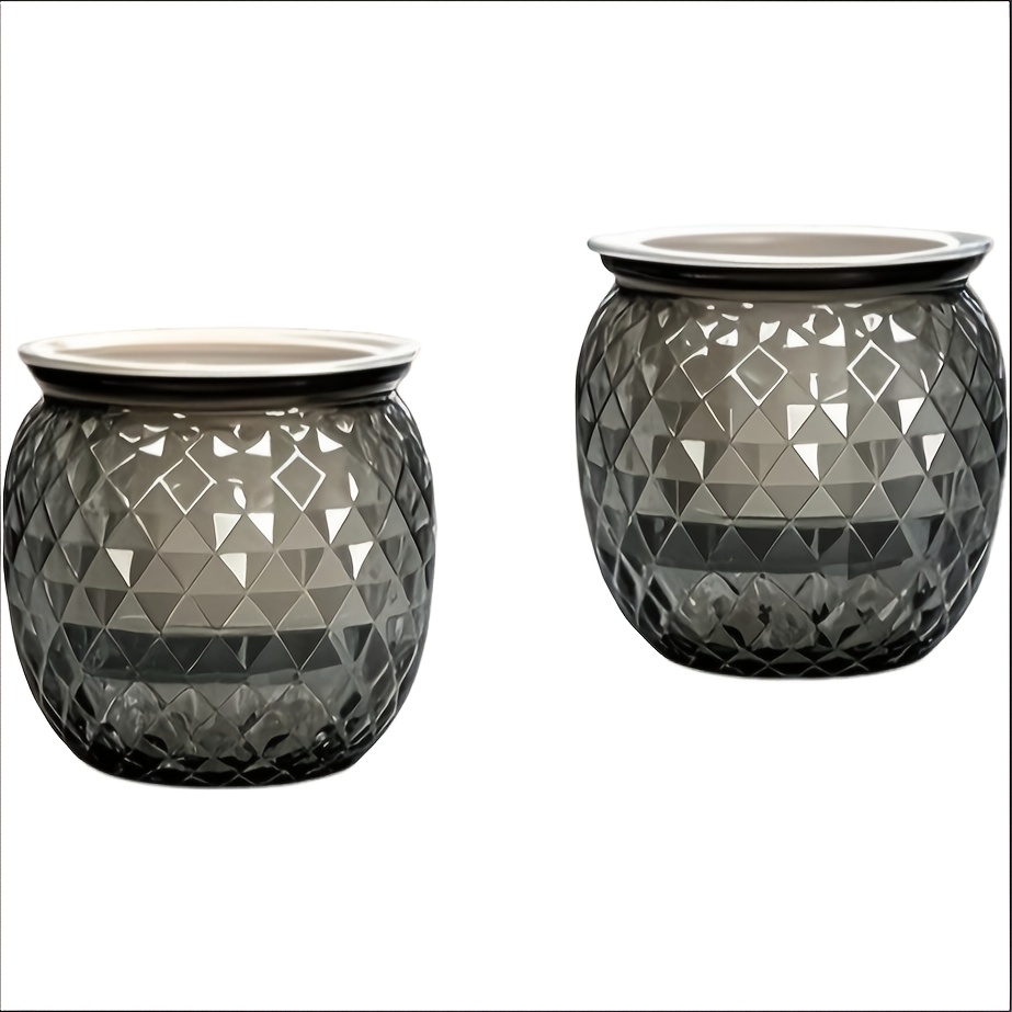 TEMU ["Pots de fleurs à auto-arrosage] 2pcs Pots de fleurs modernes à auto-arrosage | Système d'arrosage automatique, jardinières circulaires en