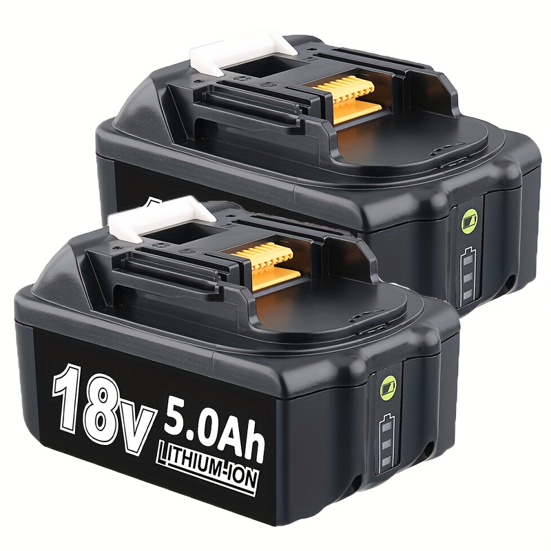 

Packs 5.0ah Powerful And Trusted Replacement For Makita 18v Battery, Compatible With For Makita 18 Volt Battery Bl1860, Bl1850b, Bl1850 Series Battery, Replacement Battery For Makita