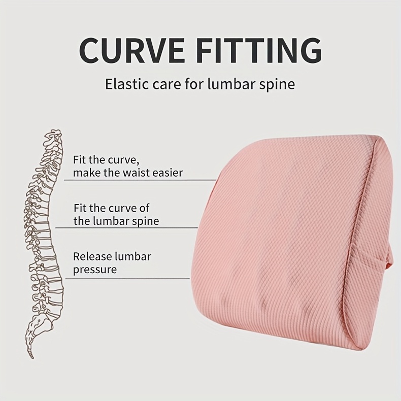 office chair lumbar support pillow car backrest cushion with slow rebound memory foam for gaming and office chairs Product details 2