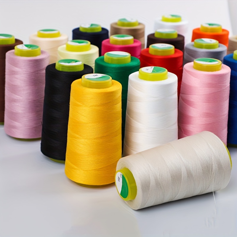 

39 Colors 3000 Yards Sewing Thread 40/2 Sewing Machine Thread Hand Sewing Clothes Thread Flat Car Polyester Fine Thread