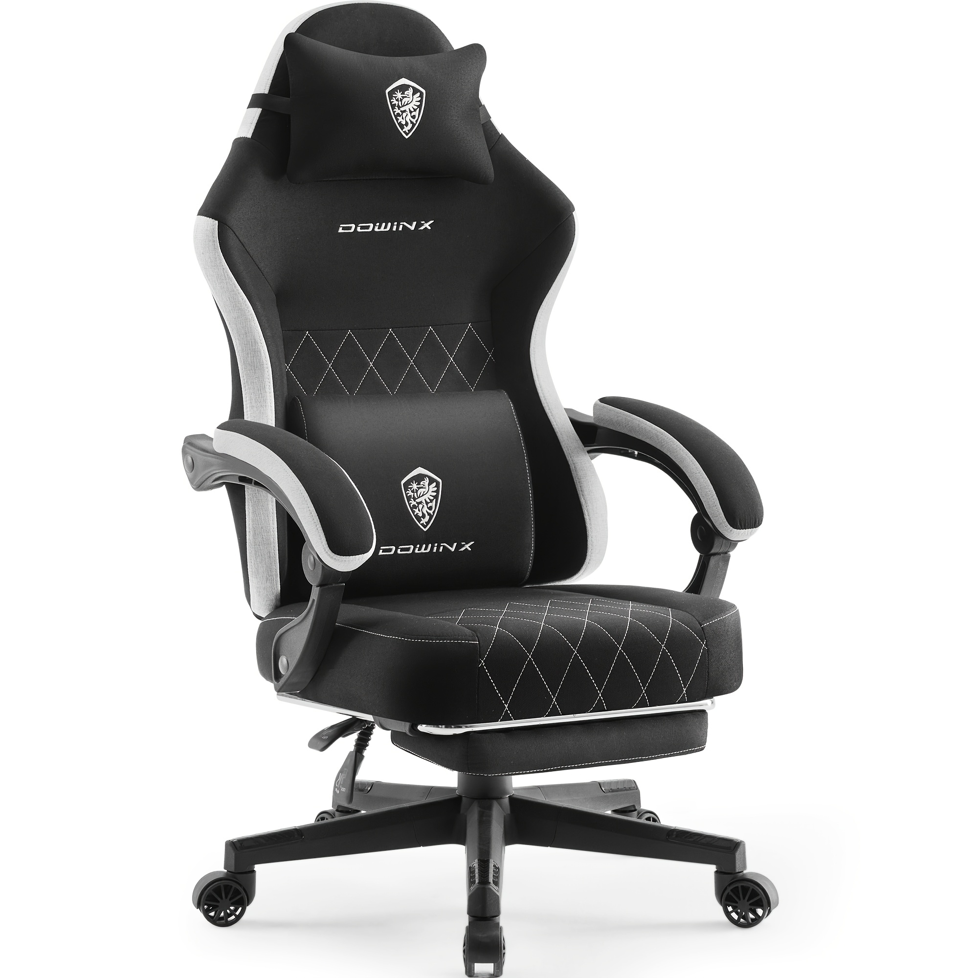 Image of Ergonomic Office Chair With Pocketed And 300lbs Load Capacity - Breathable Fabric Material High Back Recliner For Gaming/, Black, Gray, Pink, Green And More!