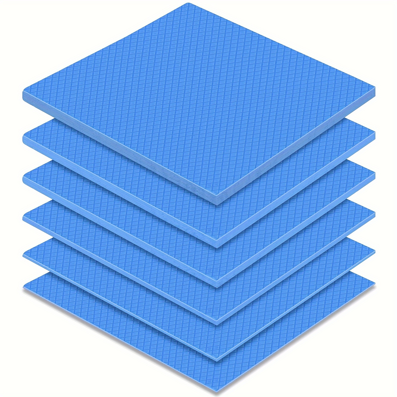 1pc Blue 100x 100x 3mm Silicone Thermal Pad Sheet Computer CPU