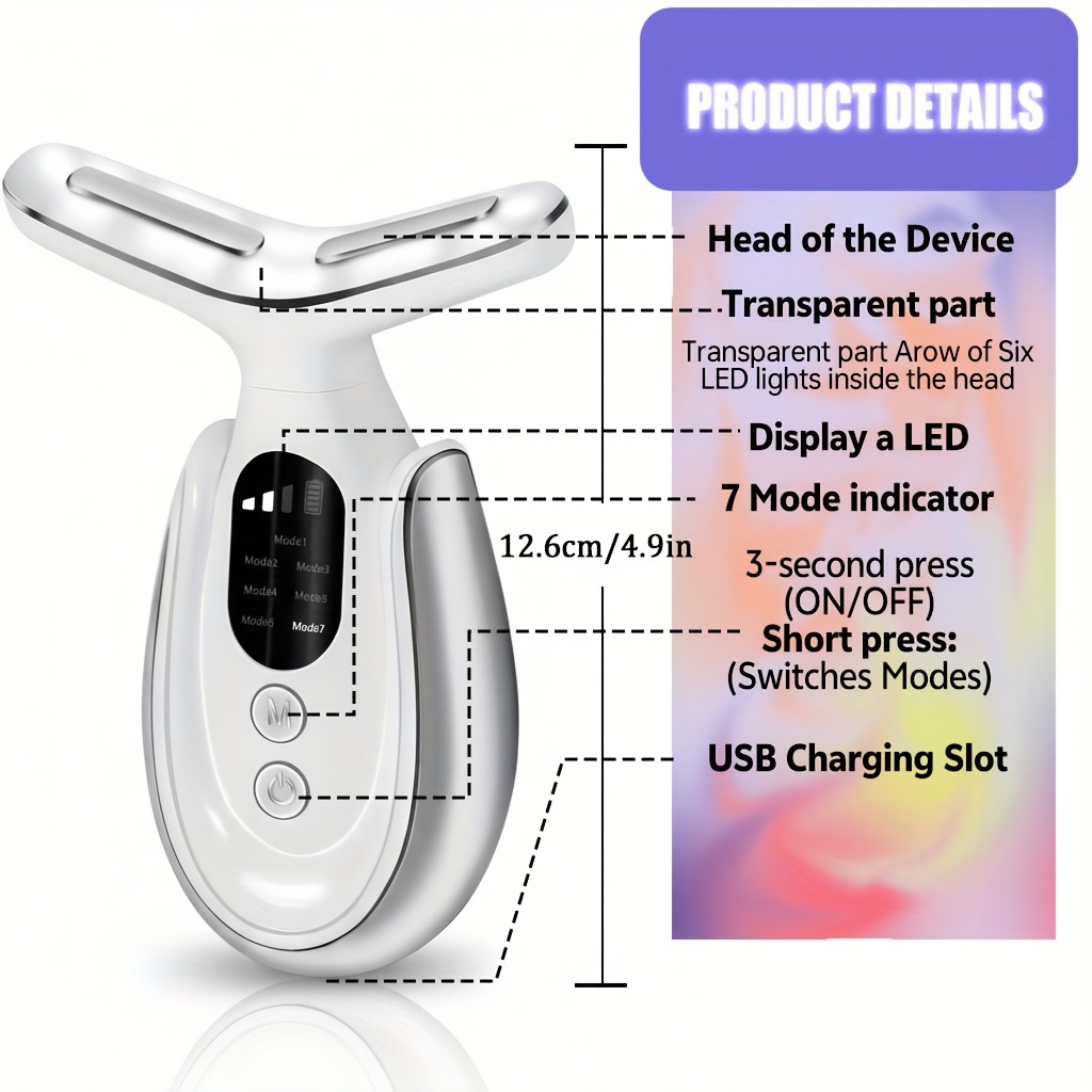 plus one dual vibrating massager arc Eclat Facial Massager main image 0