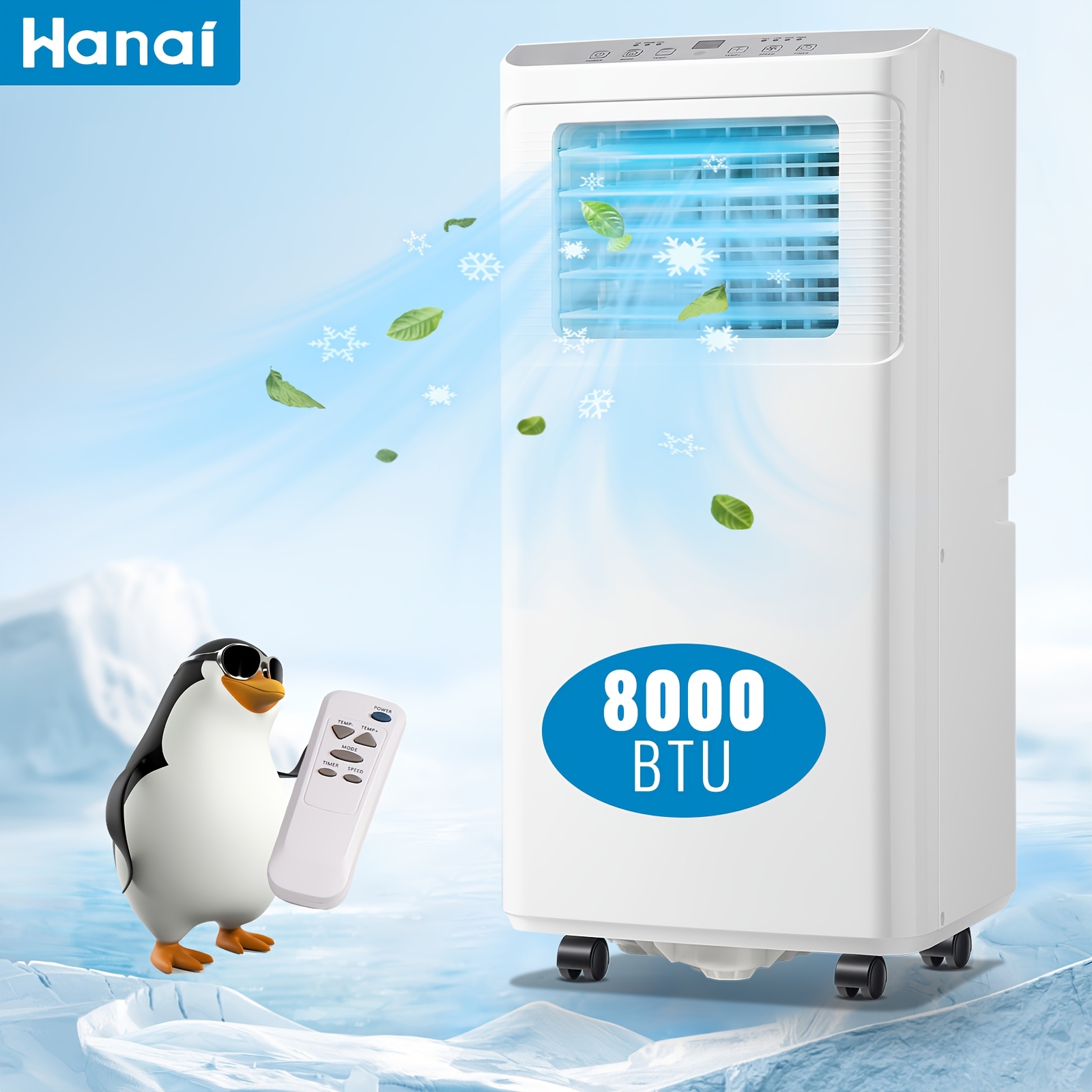 [Portable AC With Remote] 8&comma;000 BTU Portable...