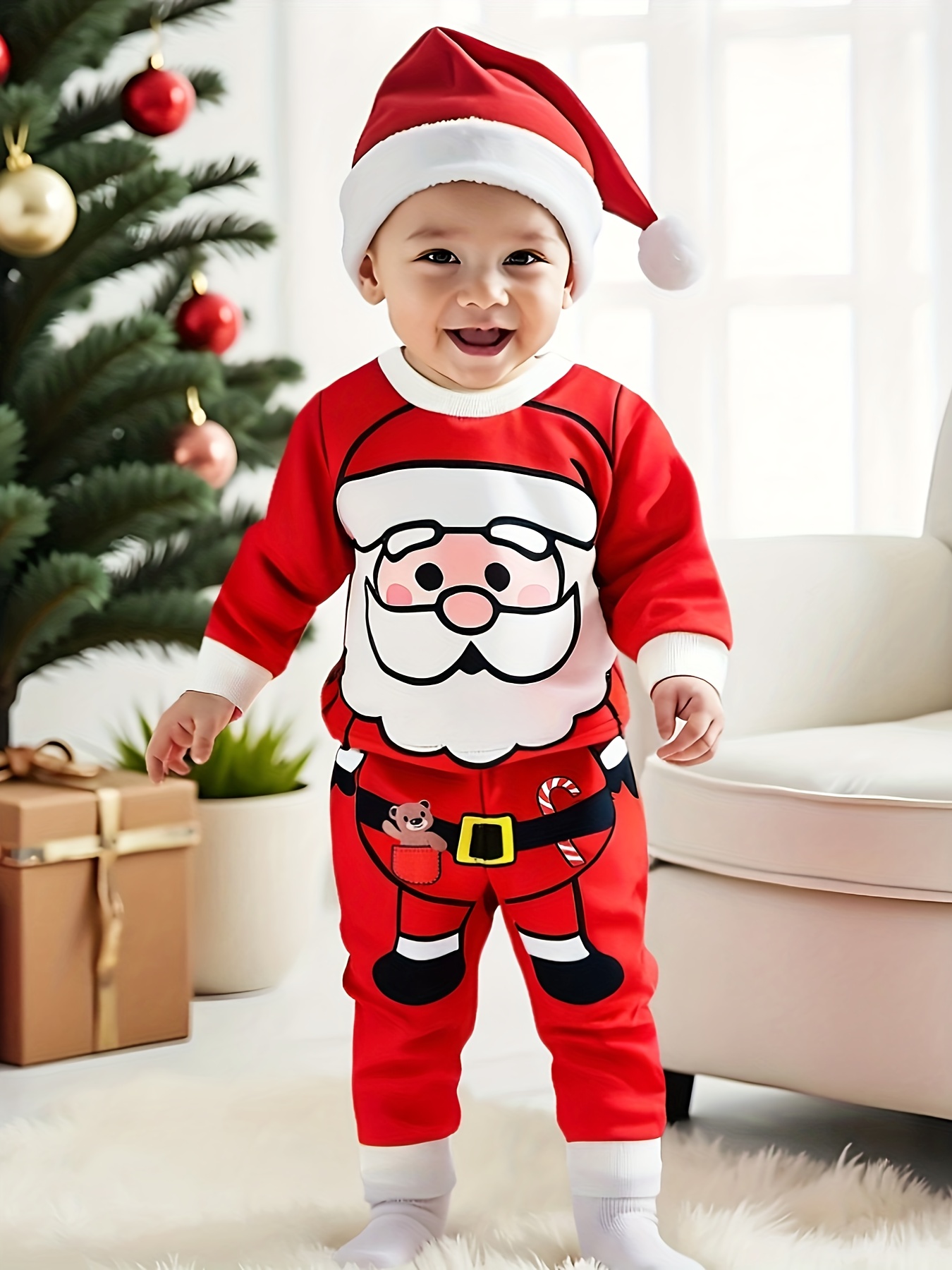 european american baby boy christmas cardigan set perfect Temu