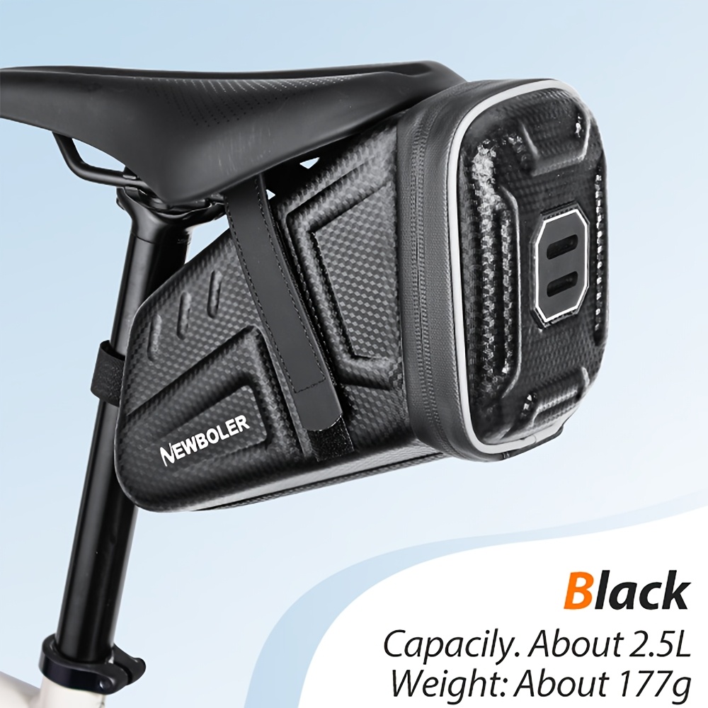 Image of Newboler 1.5l/2.5l Bicycle Bag Mtb Road Bike Storage Seat Rear Tool Pouch Outdoor Cycling Additions