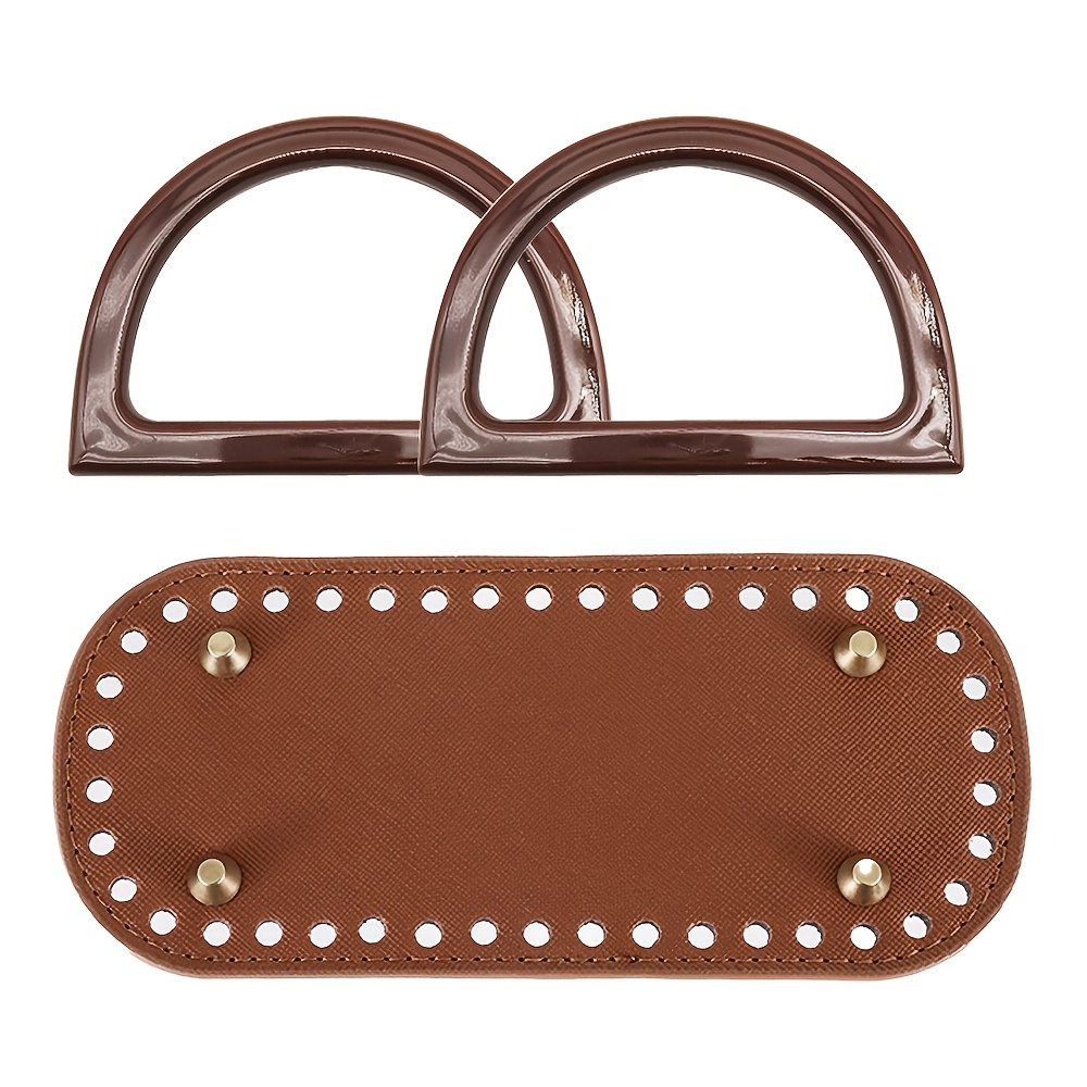 TEMU Juego de 3 de punto para bolso, de bolso tejido a , accesorios para hacer billeteras de bolso de punto, adecuados para bolsos de punto,