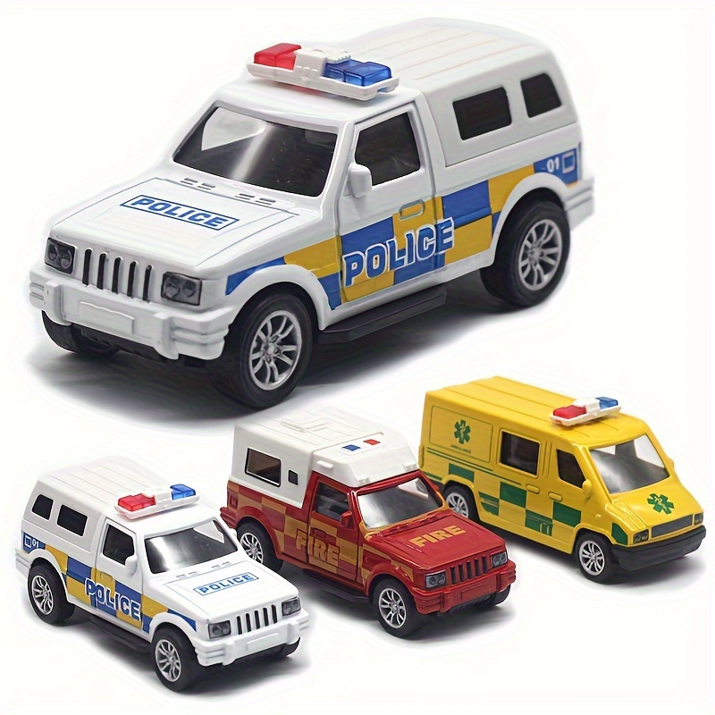 1:43 Premium Metal Alloy UK Emergency Vehicle Toy Set