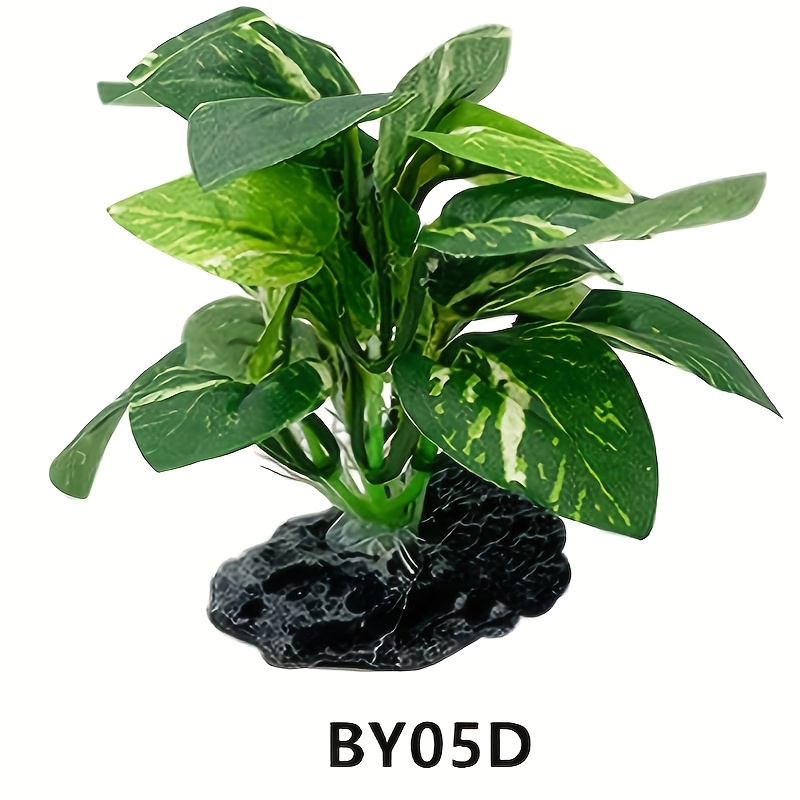 1pc Vibrant Artificial Aquarium Plants - Realistic Water-grown Decor For Fish Tanks, Crawler & Ecological Landscaping, Pe Material, Adds To Your Aquarium!