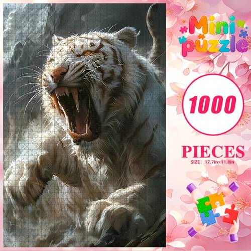 품목 사진 1000피스 미니 퍼즐 직소 퍼즐 완벽한 그림 스트레스 해소 재미있는 가족 공유 17.7 11.8in 생일 크리스마스 할로윈 최고의 선물 퍼즐 애호가 만족