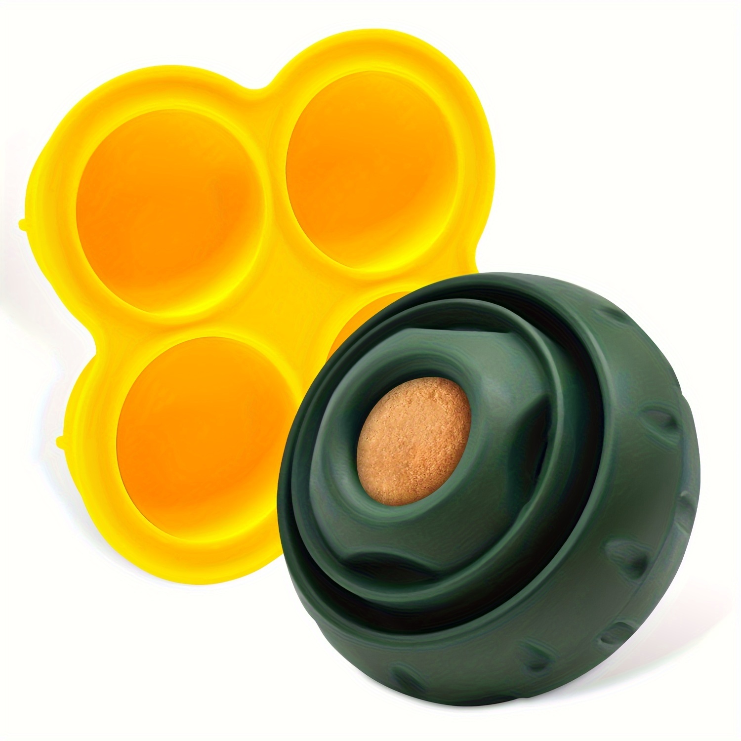 

Dog Natural Rubber Toy Ball, Dog Chew Toy, Easy To Clean, Refillable Dog Food Toy, And Fetch For Dogs 25 Lbs And Up