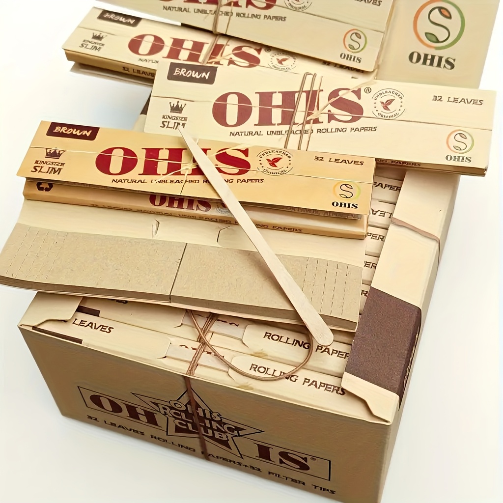 24 pakjes (boeken) vloeitjes met filters