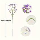 12 18 26pcs artificial starry simulated hand held breathing bouquet purple gift artificial flowers wedding bride gift party decoration spring room decoration dining table coffee shop decoration
