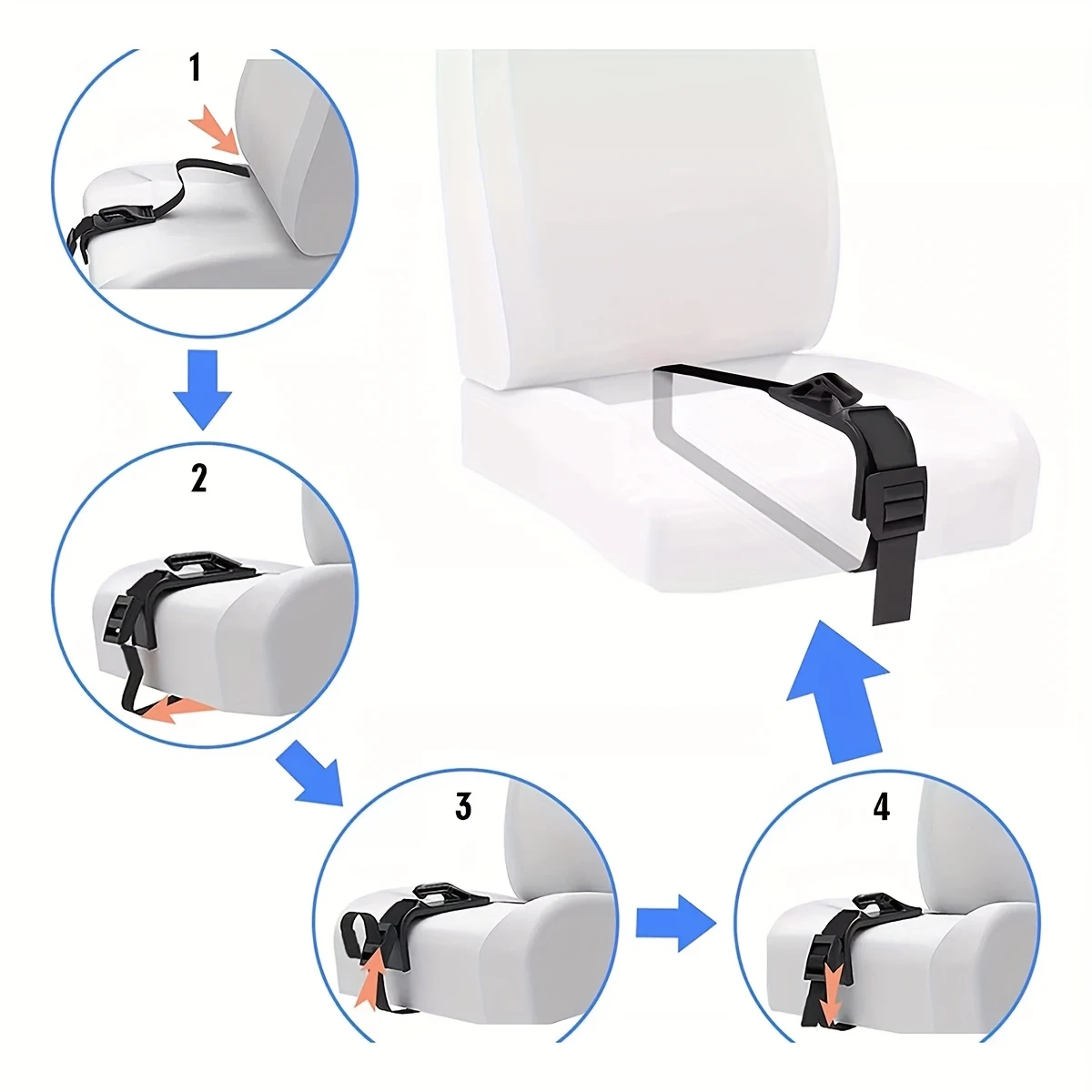 adjustable car safety belt positioner comfortable back support for women mothers large belly durable abs material mixed colors car seat accessories adjustable design breathable fabric car seat belt cushion details 3
