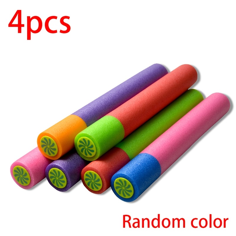 2pcs/4pcs/6pcs Foam Water Guns For Kids, Pool And Toys, Random Color, Long-range Foam Water Guns, Summer Party And Fun, Suitable For Kids' Outdoor Play Toys