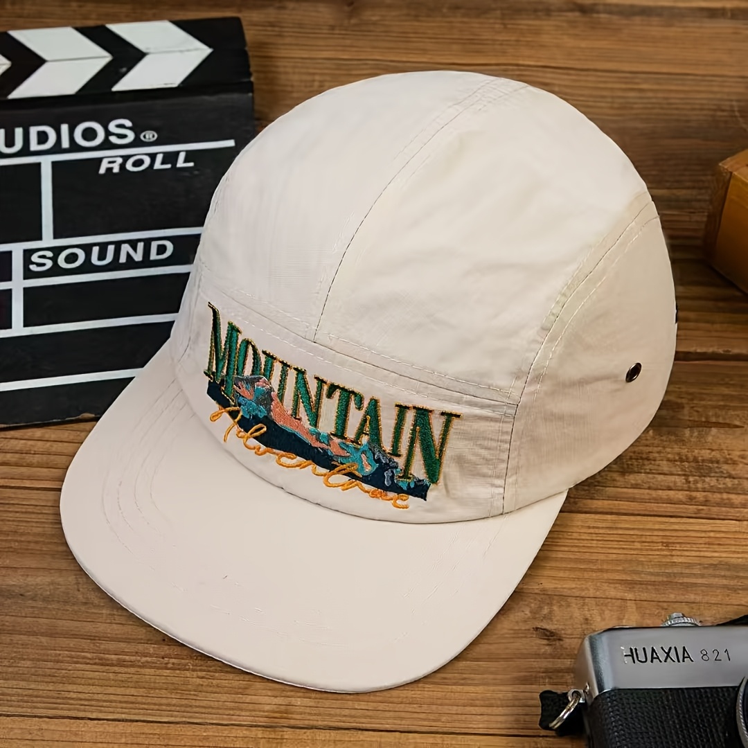 TEMU casquette de baseball américaine hip-hop plate brodée thon printemps/été 2025 pour hommes et femmes, style street casual et polyvalente