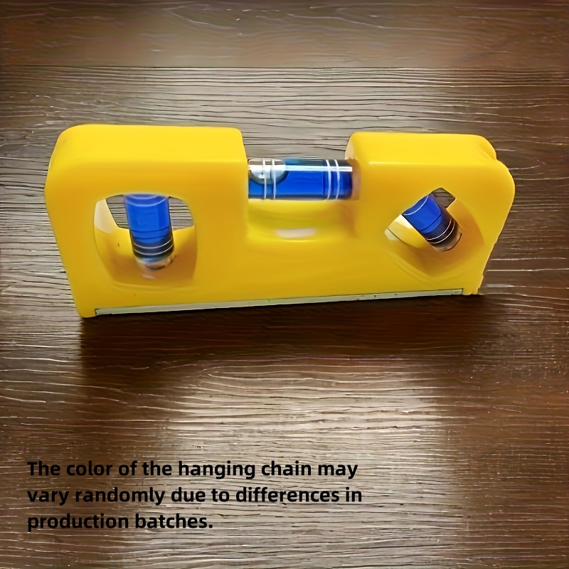 TEMU 1 High-precision Mini Level Suitable For Electricians And Carpenters, With Magnetic Base, 3 Bubble Indicators, Impact-resistant Abs, Shockproof