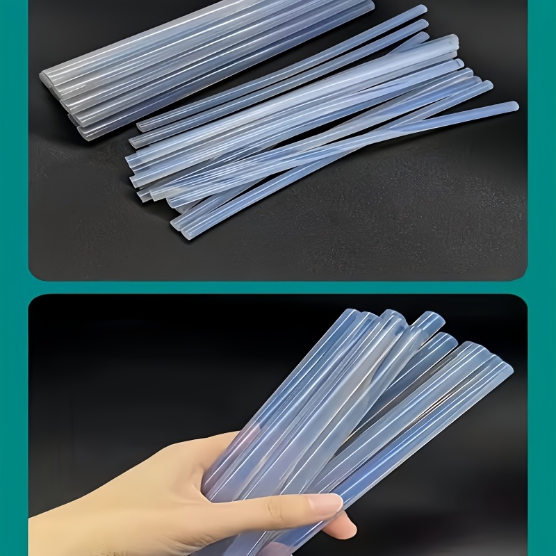 Image of 40pcs Hot Melt Glue Sticks Suitable For Most Glue Guns, 7mm 150mm Adhesive Rods With Smooth & High-strength Bonding For Crafts, Scrapbooking,, Compatible For Home Decoration, Gift Packaging