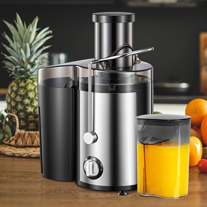 Juicer 1800w Centrifugal Juicer For Fruits And Vegetables With , Portable Juice Machine. It Extracts Juice From Fruits And Vegetables, Juices Quickly, Is Detachable And Put Dishwasher For Cleaning