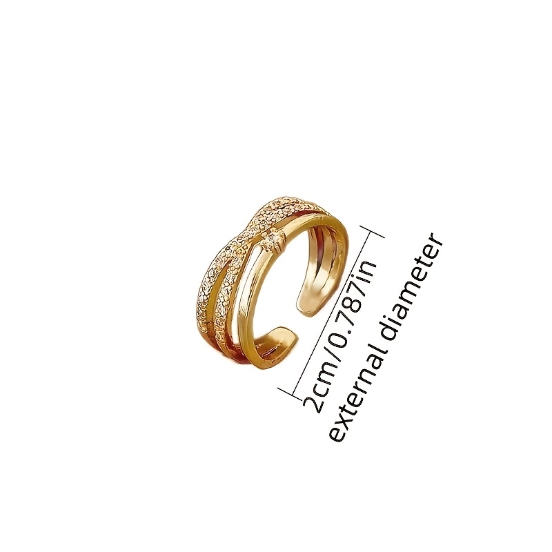 Multi-Layer Winding Inlaid Artificial Zirconia Ring