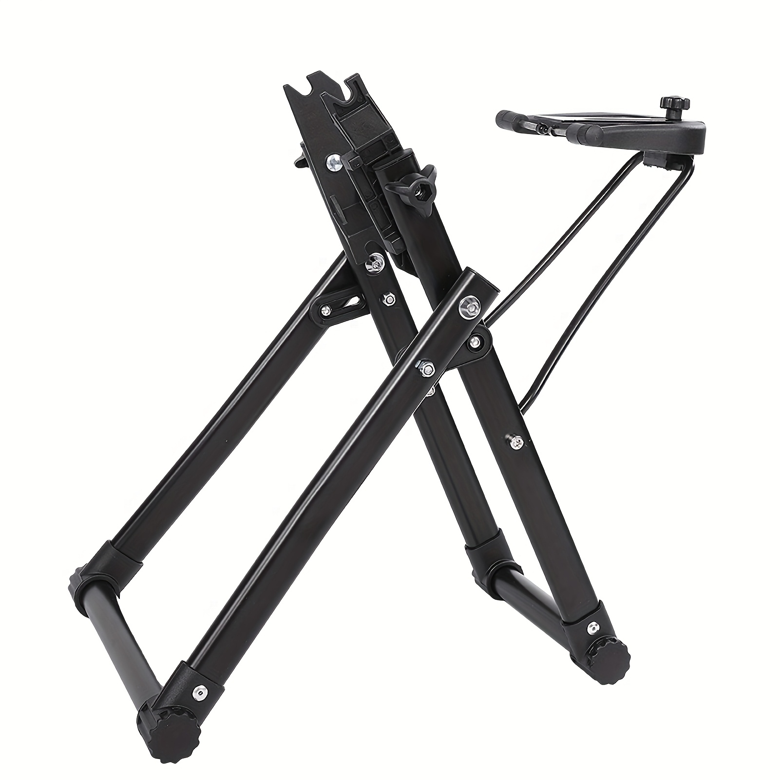 TEMU Bicycle Adjustment Stand For Mountain Bike Repairs, Repair Frame, Repair Platform, Bicycle Repair Tools, Wheel Alignment Stand, Rim Tools,