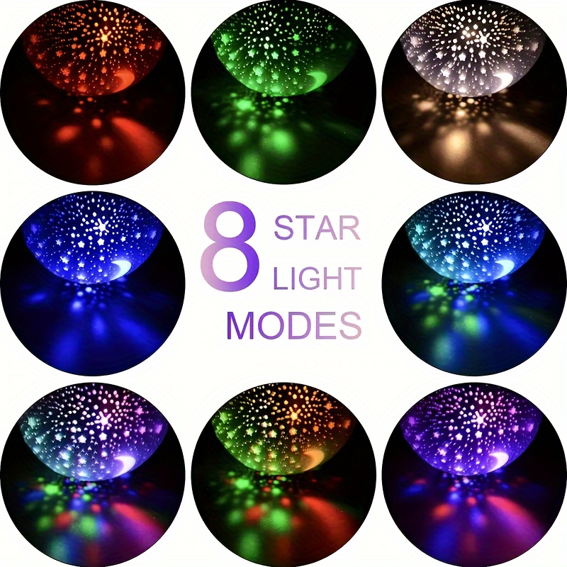 1pc Lámpara Luminosa Dream Luz Nocturna Estrella 12 Modos - Temu Chile