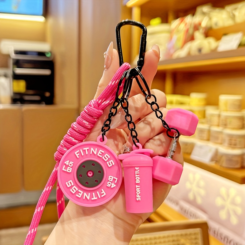detachable barbell plates keychain dopamine d shaped - Temu Oman