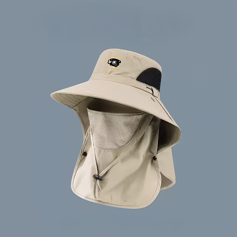 TEMU 2026 's Fishing Hat, Widened Brim For Strong And Face, Street Trendy Style, More Stylish For Outdoor Wear And Photography