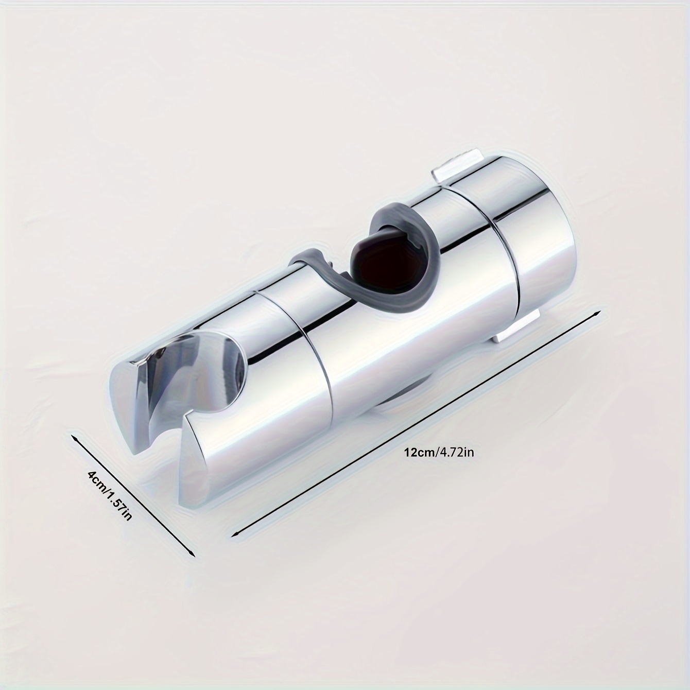Bracket Gray: No-drill Shower Base Bracket Height Adjustable Moving Shower Insert Fork Fixed Sleeve Nozzle Accessory