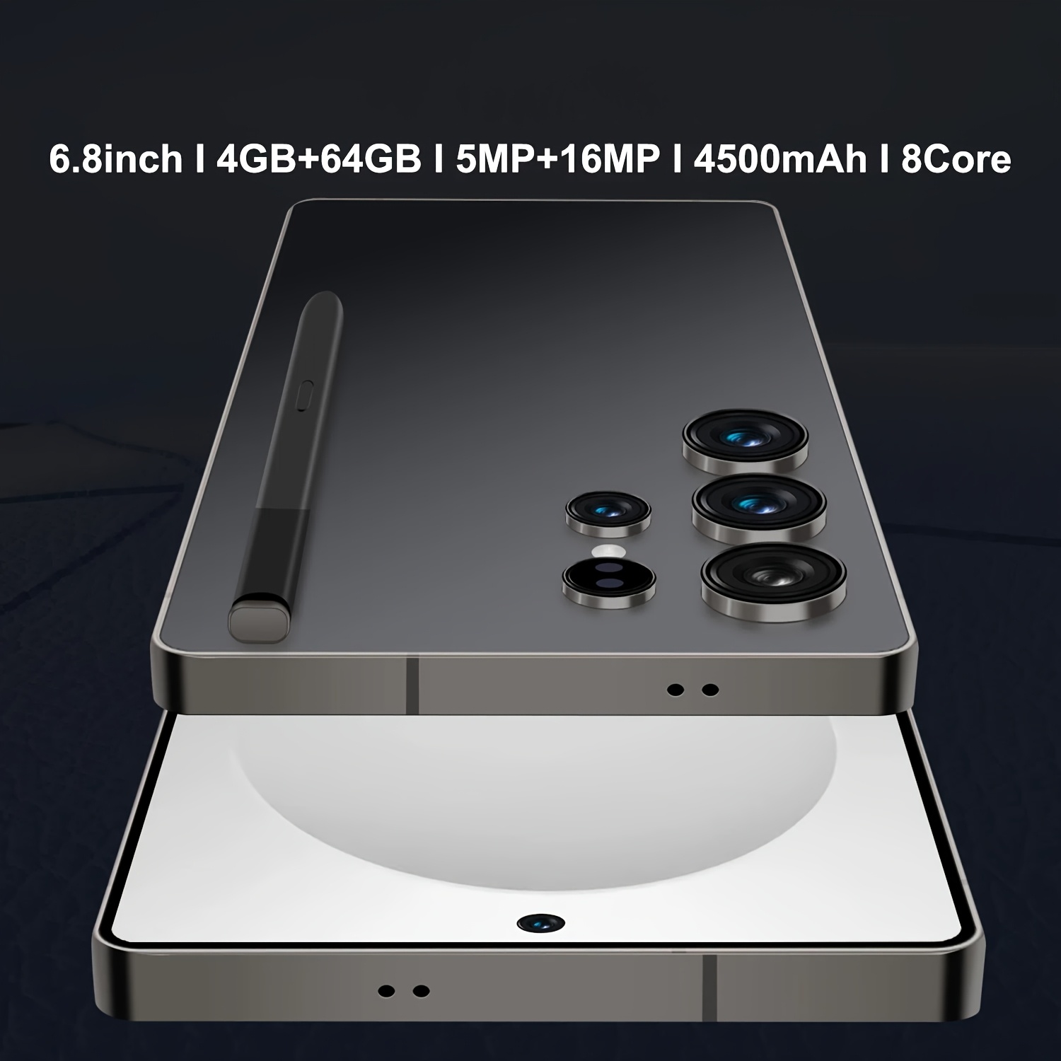 2025 new smartphone with a large 6.8-inch screen, has a configuration of 4GB + 64GB and is an Android gaming smartphone.