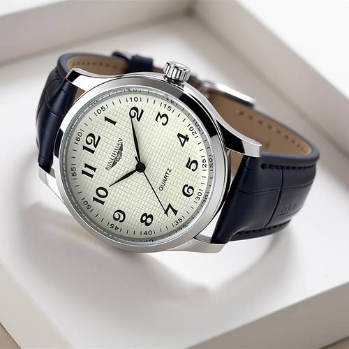 new genuine mens quartz watch classic high end stylish waterproof pointer style korean